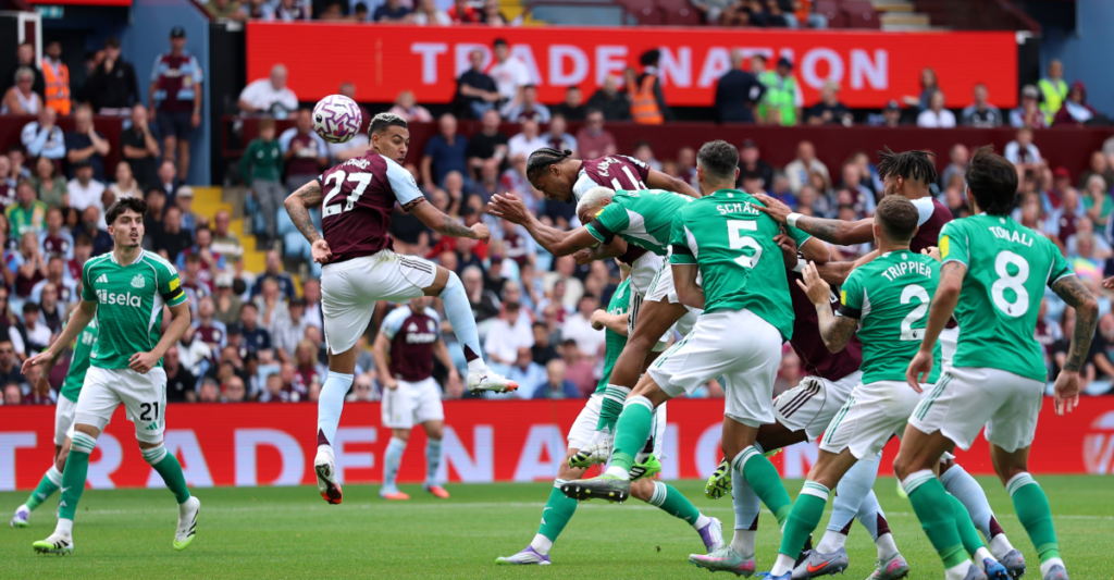 Newcastle-Frustrated-by-10-Man-Villa-in-Season-Opener-Stalemate-